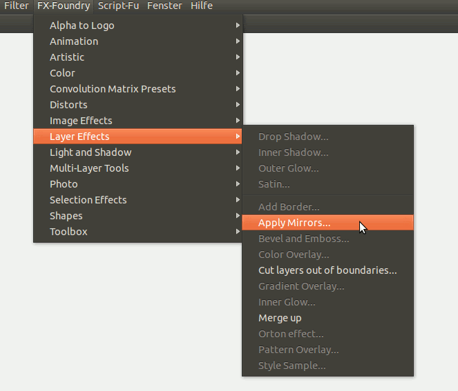 GIMP Plugin Registry mit FX Foundry – Plugin und Skript Sammlung