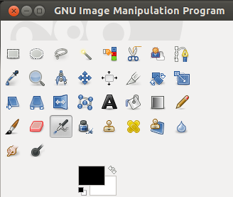 Werkzeugleiste in GIMP