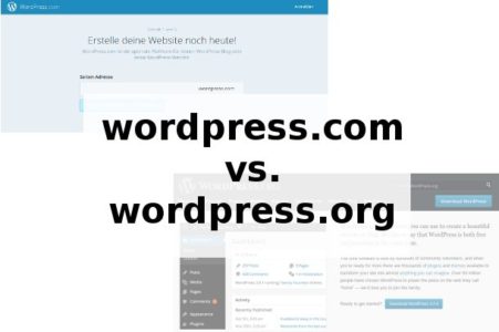 WordPress.com vs. WordPress.org - Gemeinsamkeiten und Unterschiede